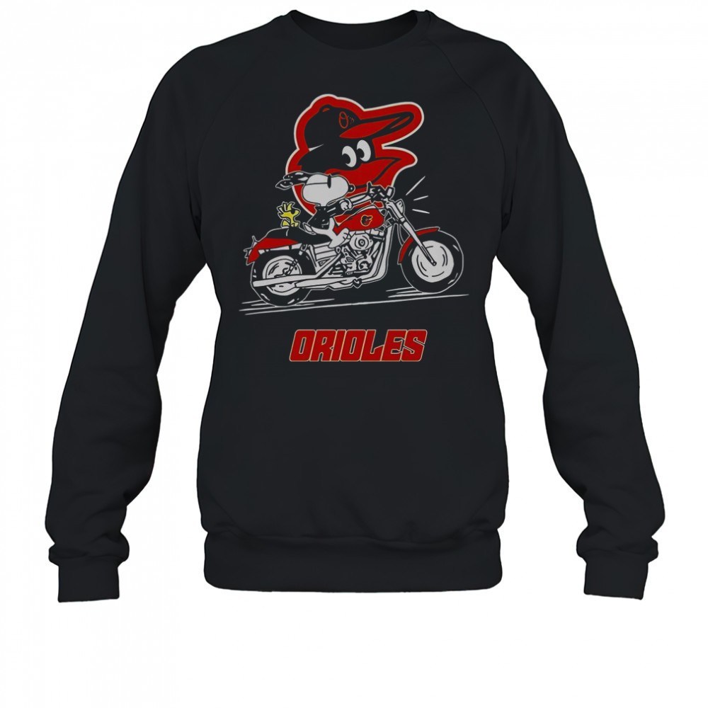snoopy-and-woodstock-driving-motorbike-baltimore-orioles-t-shirt-vx21wc8z Snoopy And Woodstock Driving Motorbike Baltimore Orioles T-Shirt