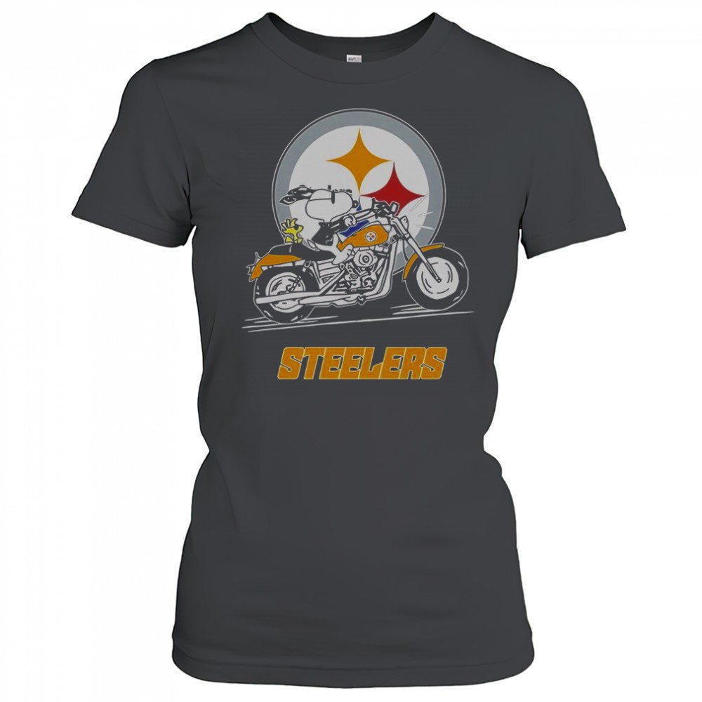 snoopy-and-woodstock-driving-motorbike-pittsburgh-steelers-t-shirt-ol2tiifd Snoopy And Woodstock Driving Motorbike Pittsburgh Steelers T-Shirt