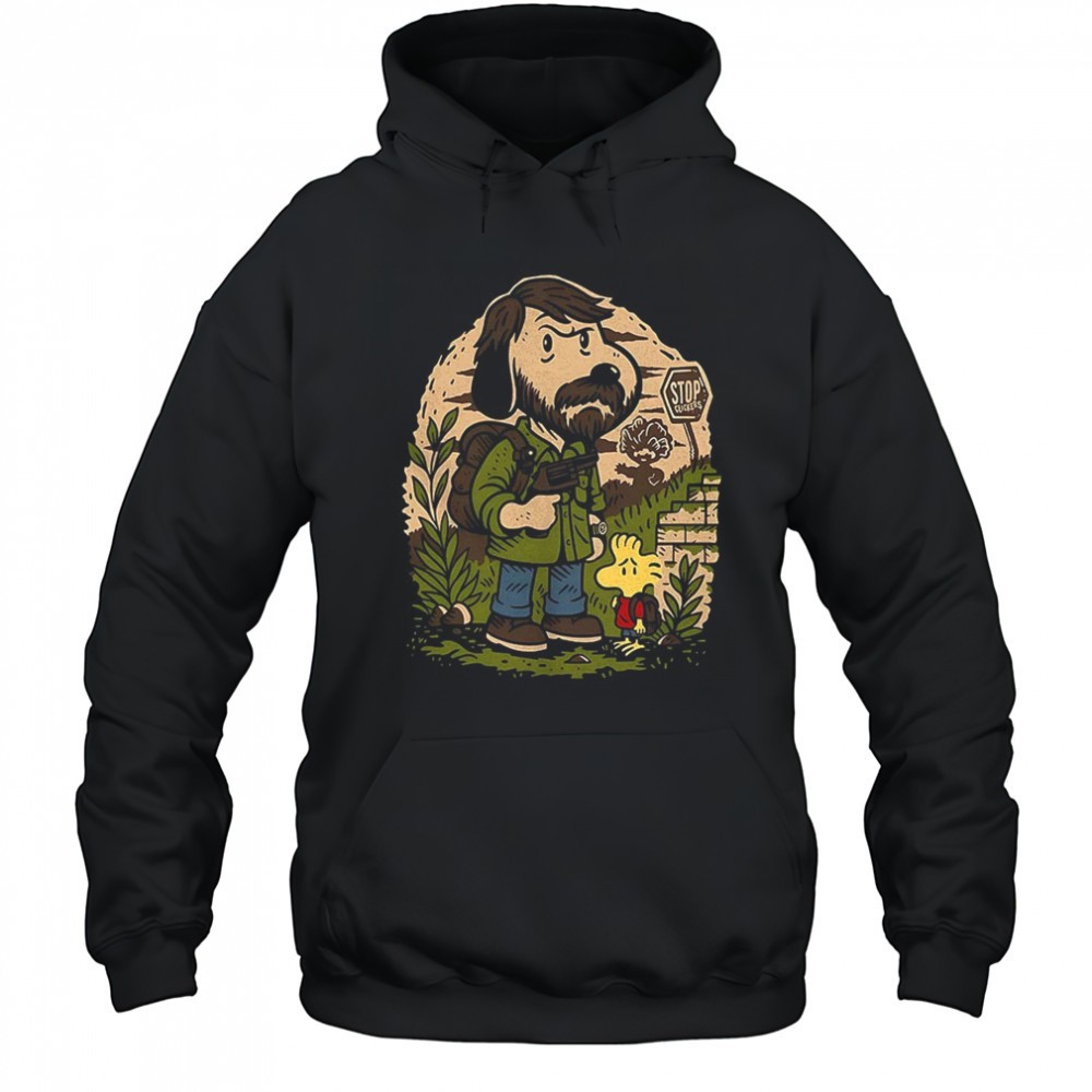 Snoopy and Woodstock Joel and Ellie The Last of Us The Last of Dogs shirt