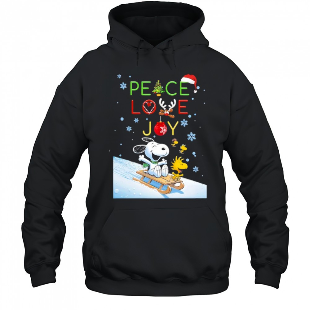 Snoopy and Woodstock Peace Love Joy shirt