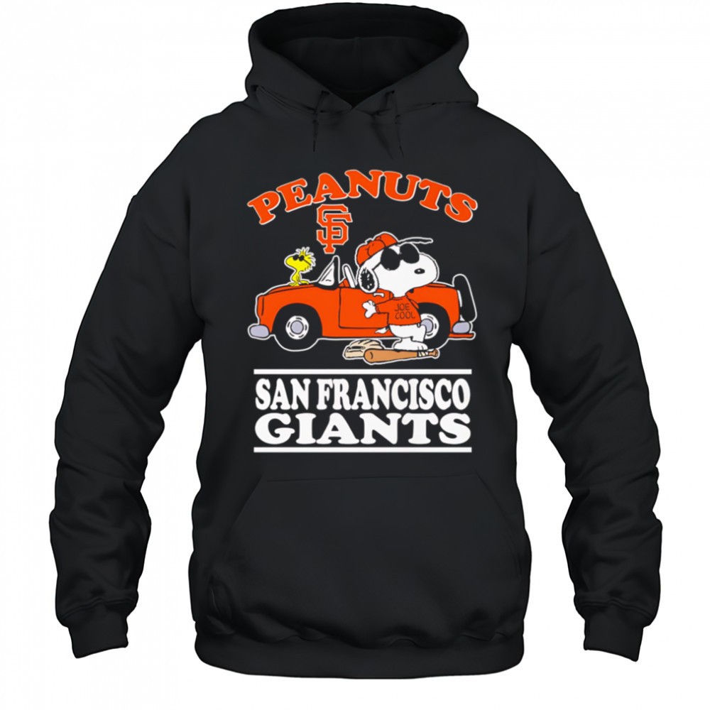 Snoopy and Woodstock Peanuts San Francisco Giants shirt