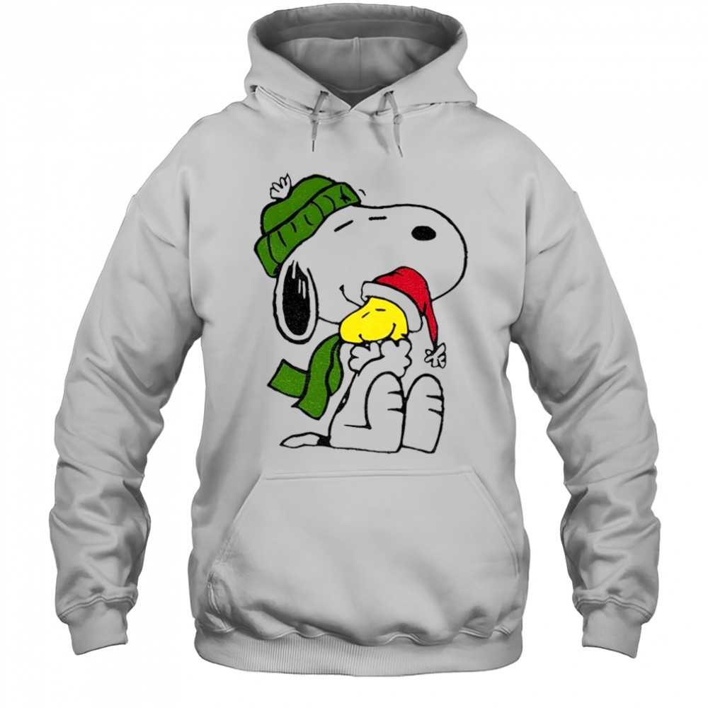 Snoopy and Woodstock Santa hat Merry Christmas 2025 shirt