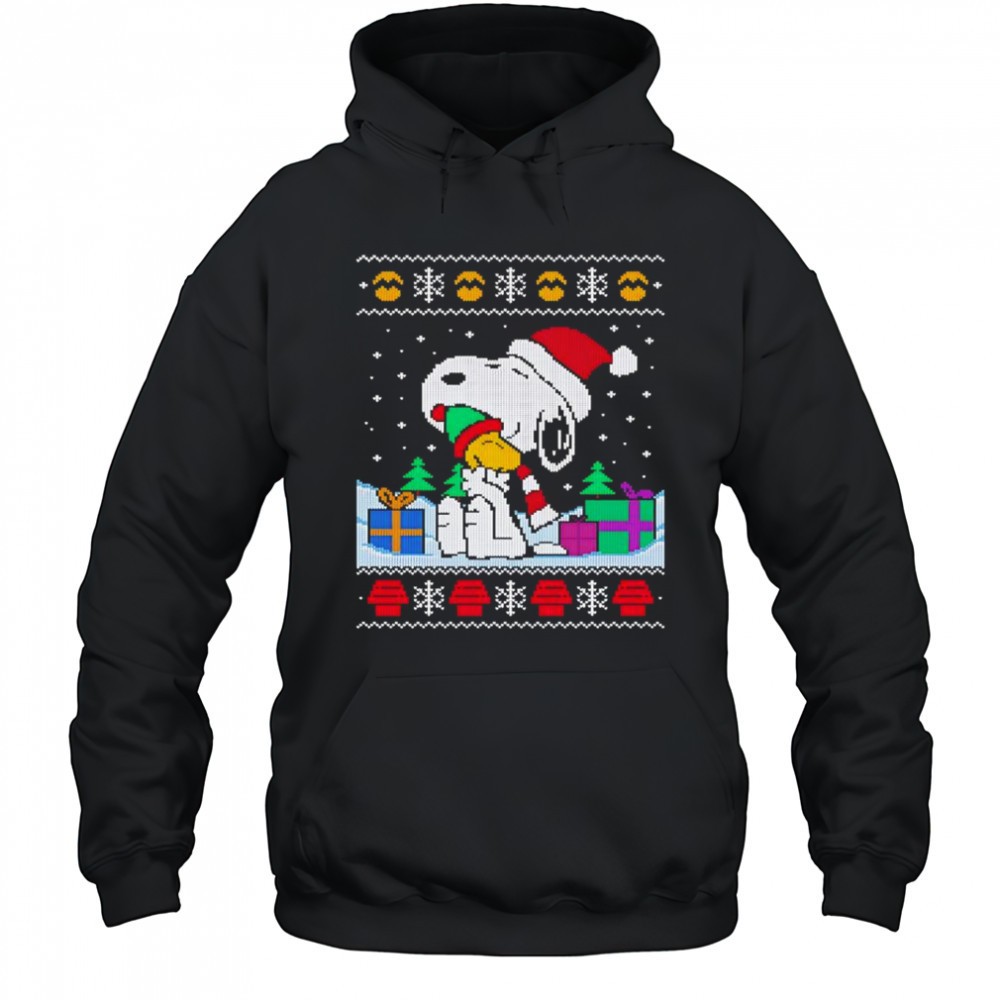 Snoopy and Woodstock Ugly Merry Christmas shirt