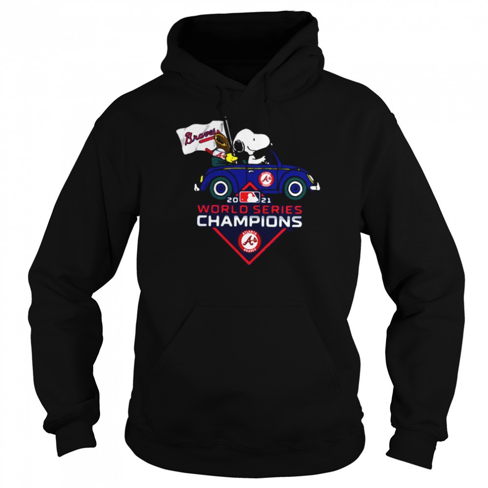Snoopy Atlanta Braves World Series Champions 2021 Shirt