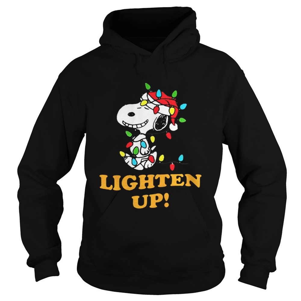 Snoopy christmas lighten up shirt
