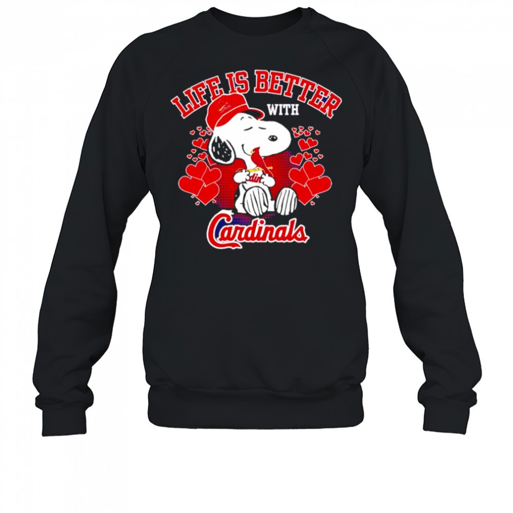 snoopy-life-is-better-with-cardinals-shirt-gweubk6s Snoopy Life is better with Cardinals shirt