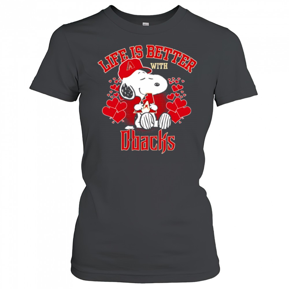 snoopy-life-is-better-with-d-backs-shirt-z3iriktp Snoopy Life is better with D-Backs shirt