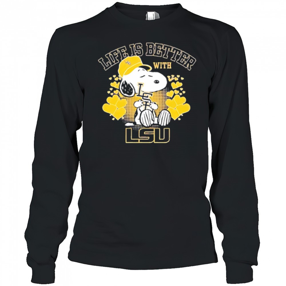 snoopy-life-is-better-with-lsu-shirt-5qijfi6o Snoopy Life is better with LSU shirt