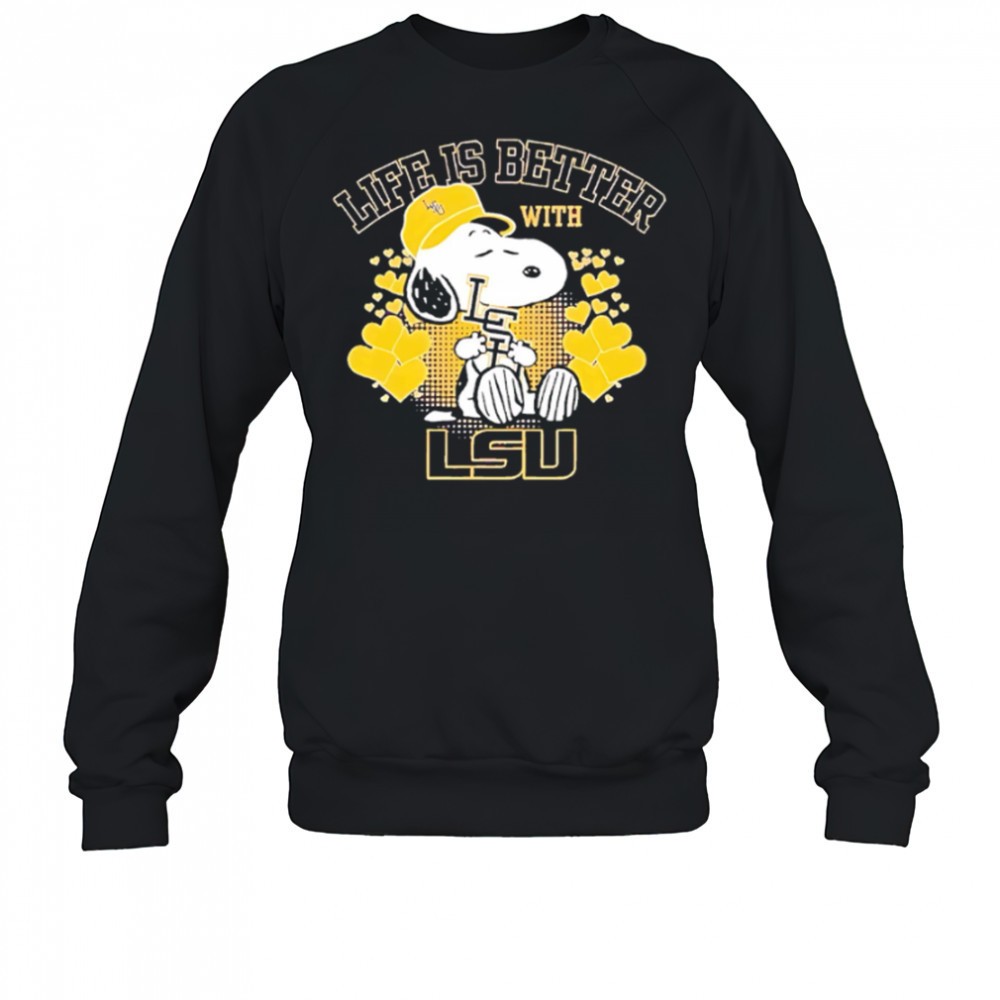 snoopy-life-is-better-with-lsu-shirt-5qijfi6o Snoopy Life is better with LSU shirt