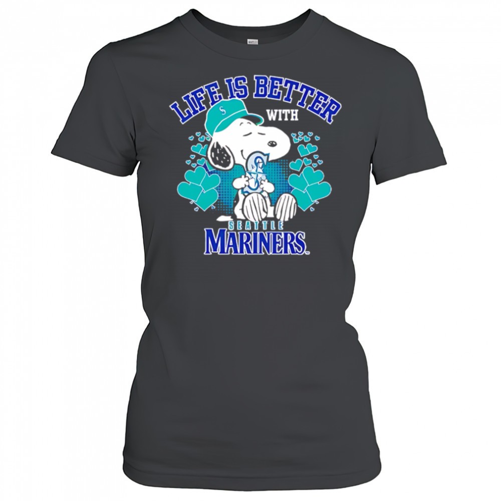 snoopy-life-is-better-with-mariners-shirt-fzecpojo Snoopy Life is better with Mariners shirt