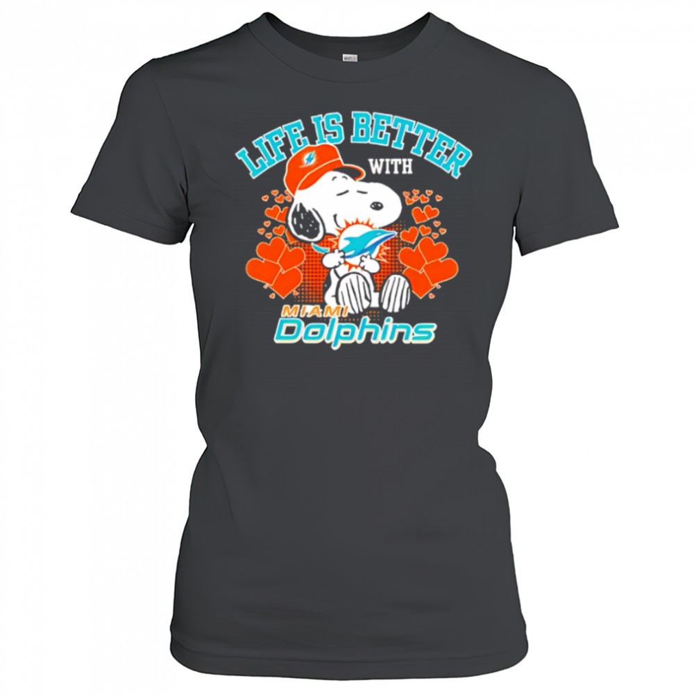 snoopy-life-is-better-with-miami-dolphins-shirt-zpk8vx6u Snoopy Life Is Better With Miami Dolphins shirt