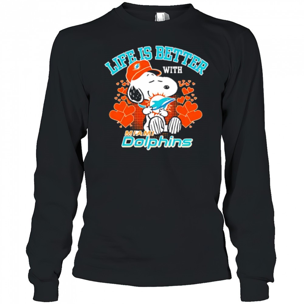 snoopy-life-is-better-with-miami-dolphins-shirt-zpk8vx6u Snoopy Life Is Better With Miami Dolphins shirt