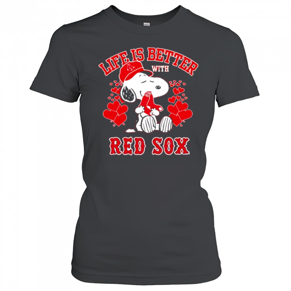 snoopy-life-is-better-with-red-sox-shirt-y3pewsjo Snoopy Life is better with Red Sox shirt