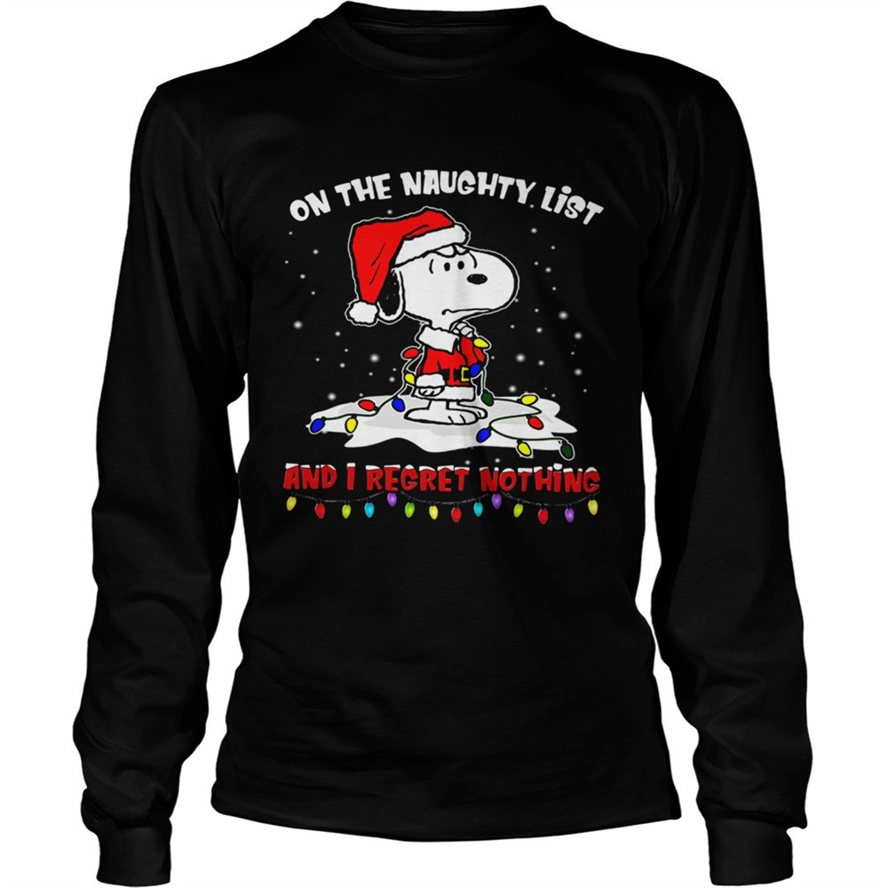 snoopy-on-the-naughty-list-and-i-regret-nothing-christmas-shirt-fwmkriu8 Snoopy on the naughty list and I regret nothing Christmas shirt