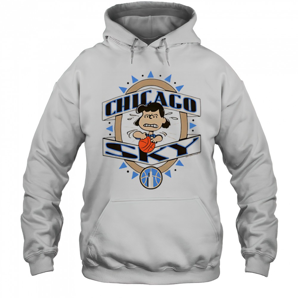 Snoopy Peanuts Lucy x Chicago Sky basketball shirt