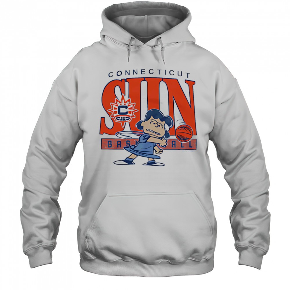Snoopy Peanuts Lucy x Connecticut Sun basketball shirt