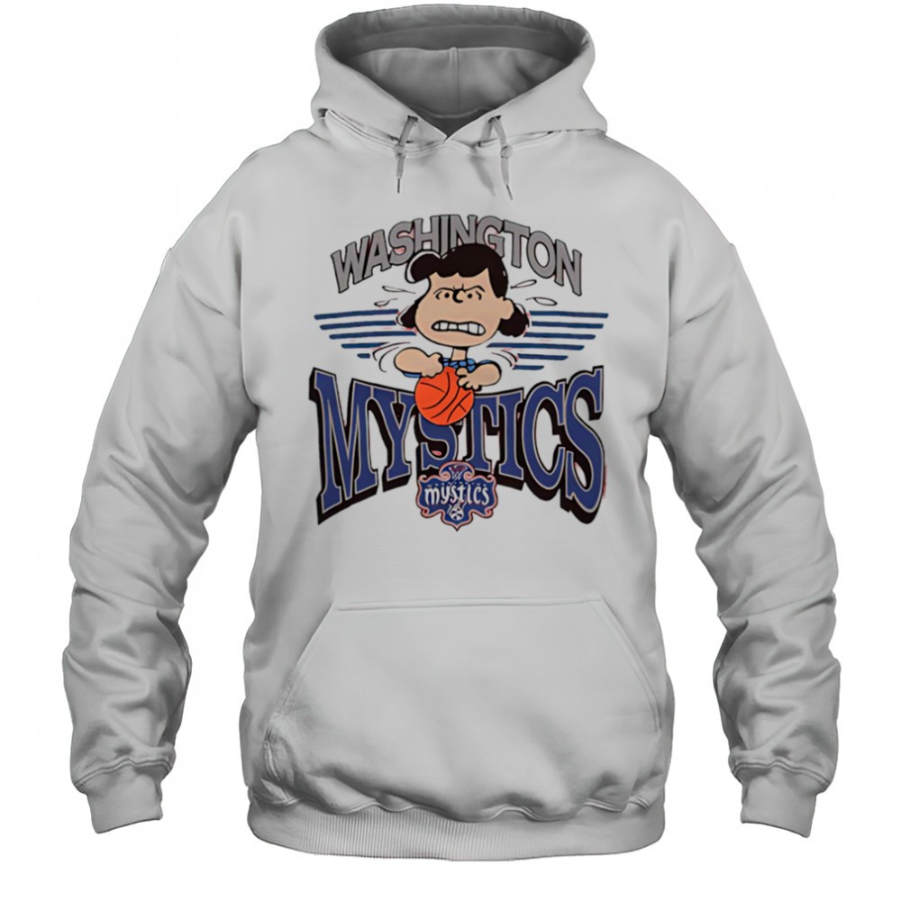 Snoopy Peanuts Lucy x Washington Mystics basketball shirt