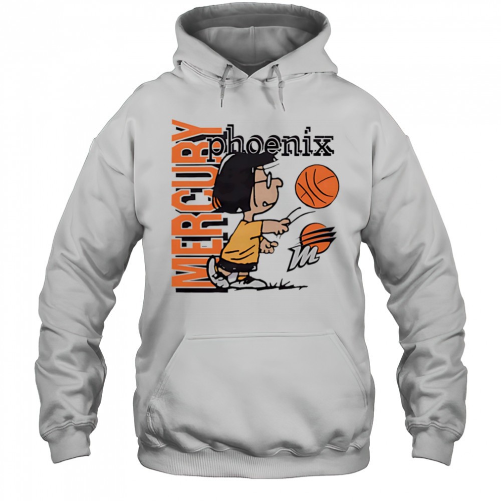 Snoopy Peanuts Marcie x Phoenix Mercury basketball shirt