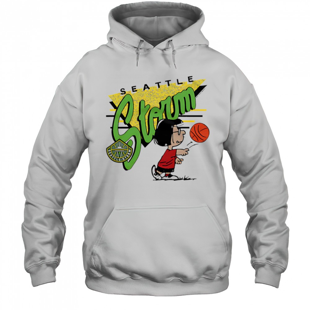 Snoopy Peanuts Marcie x Seattle Storm basketball shirt
