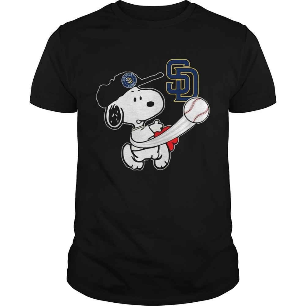 snoopy-play-baseball-t-shirt-for-fan-padres-teams-b9moa7jd Snoopy Play Baseball T-Shirt For Fan Padres Teams