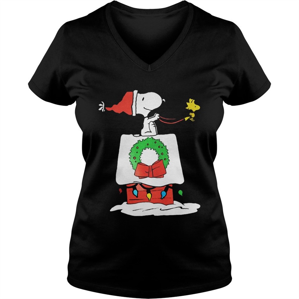 snoopy-rides-woodstock-christmas-house-shirt-nwvrm1vl Snoopy rides Woodstock Christmas house shirt