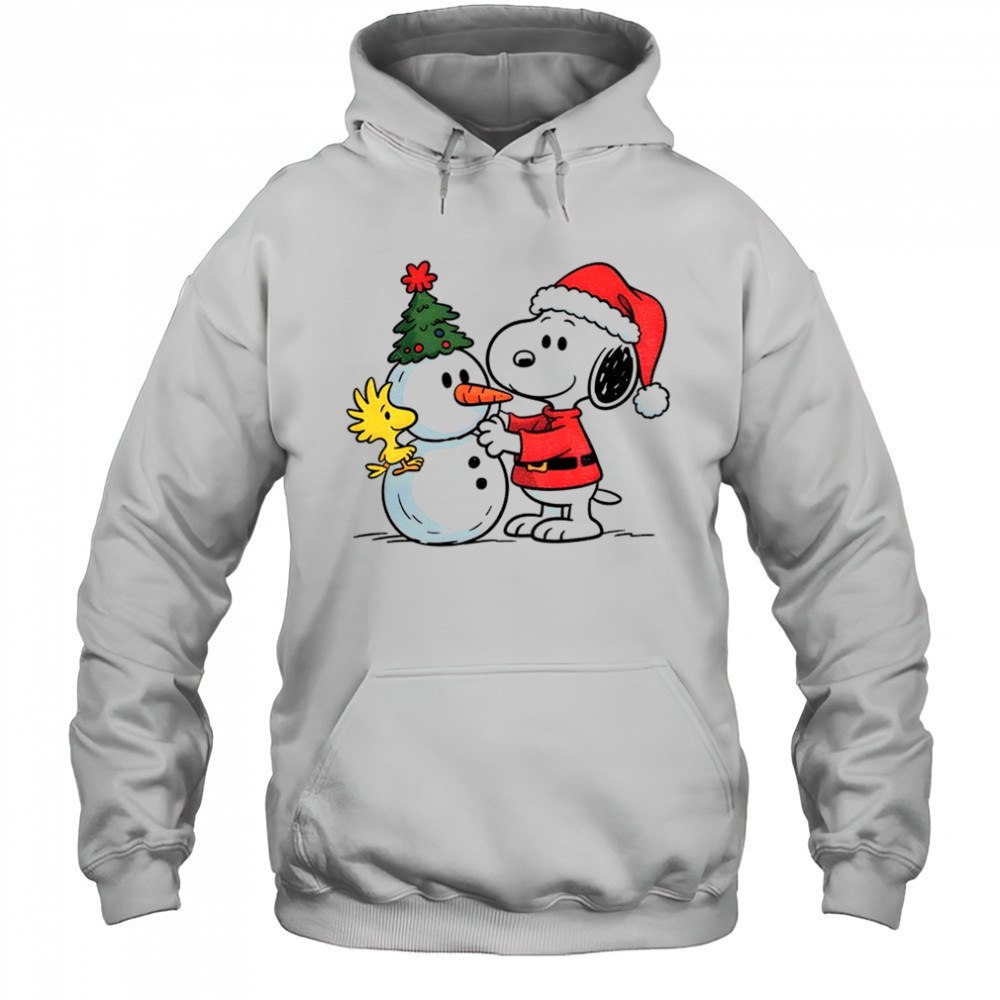 Snoopy Santa hat snowman Merry Christmas 2025 shirt