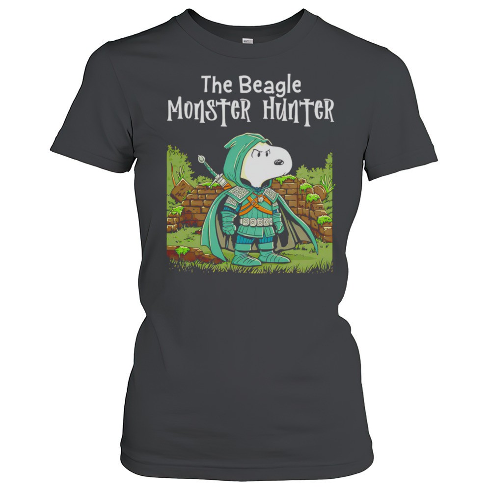 snoopy-the-beagle-monster-hunter-shirt-b1y135n8 Snoopy The Beagle Monster Hunter Shirt
