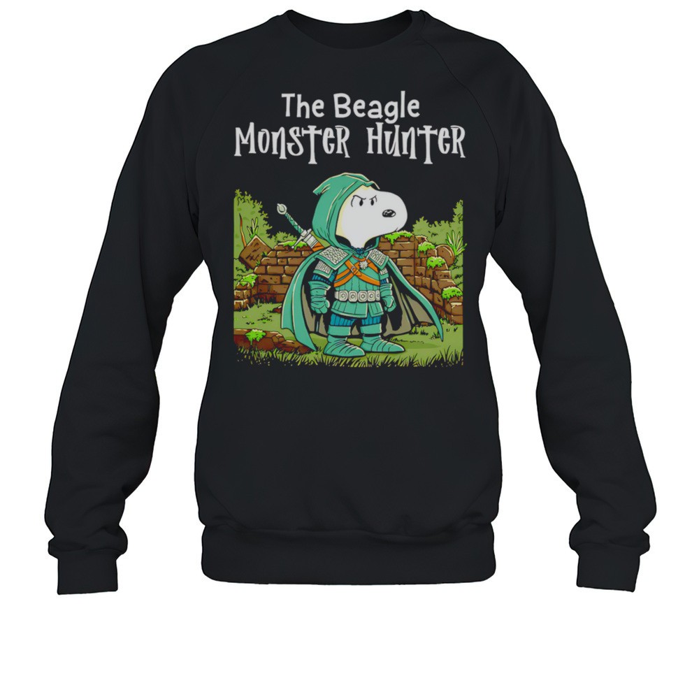 Snoopy The Beagle Monster Hunter Shirt