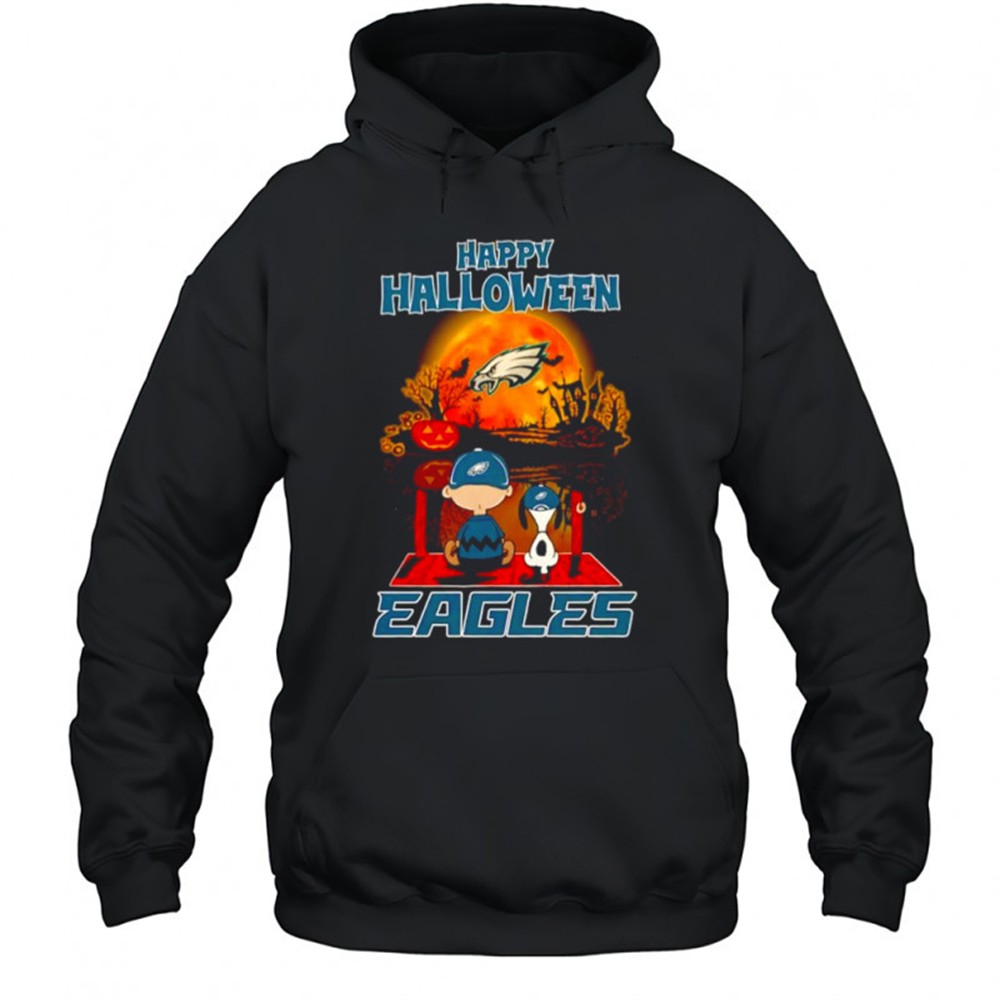 Snoopy The Peanuts Philadelphia Eagles Happy Halloween shirt