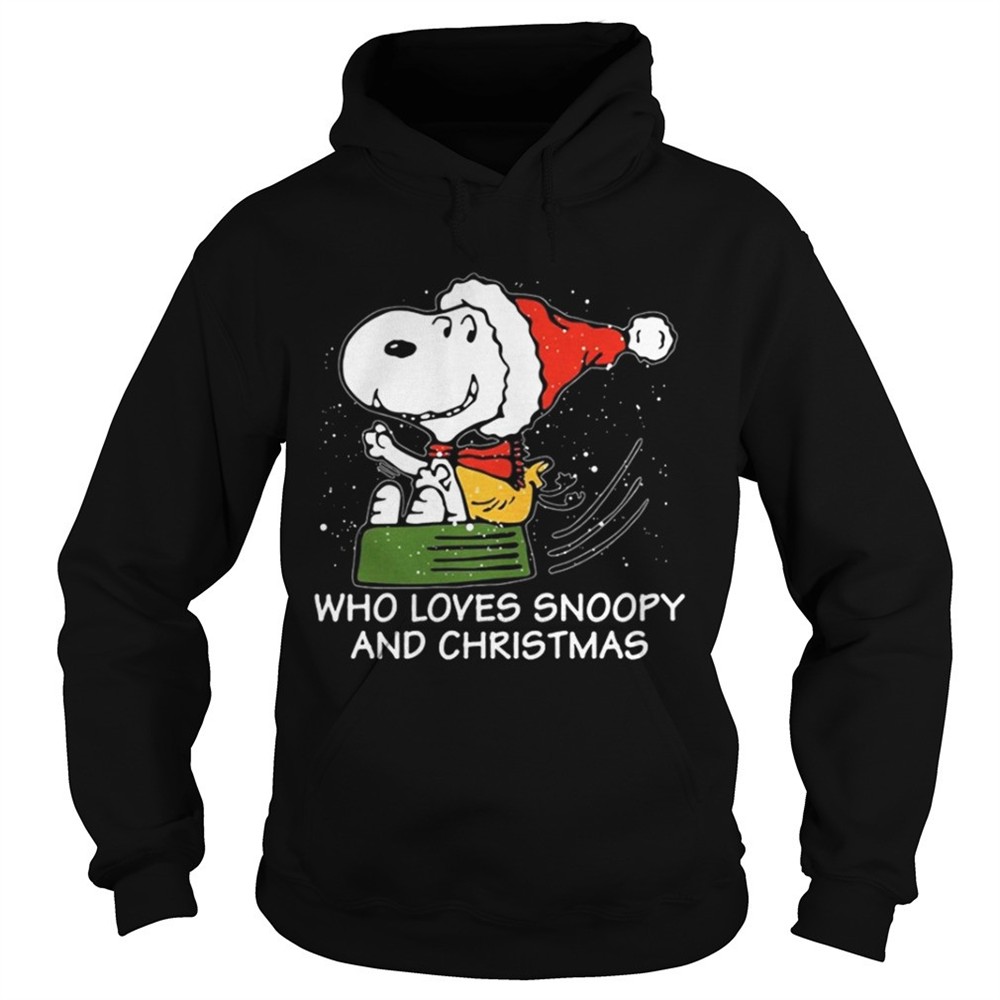 Snoopy who loves Snoopy and Christmas shirt