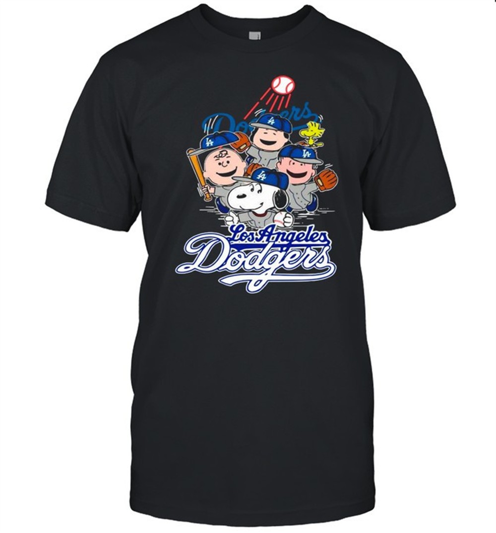 snoopy-woodstock-and-the-peanuts-los-angeles-dodgers-baseball-shirt-mgecj8ji Snoopy Woodstock And The Peanuts Los Angeles Dodgers Baseball shirt