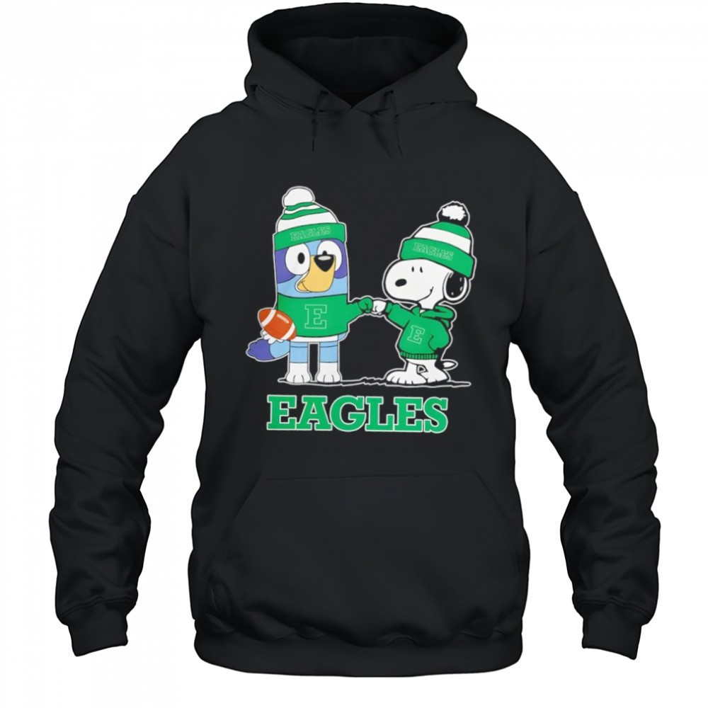 Snoopy x Bluey Eastern Michigan Eagles Football shirt