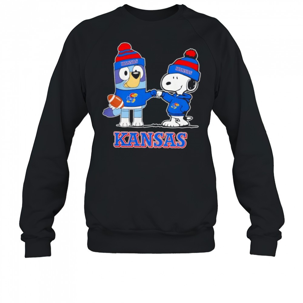 snoopy-x-bluey-kansas-jayhawks-football-shirt-jrlpadl4 Snoopy x Bluey Kansas Jayhawks Football shirt