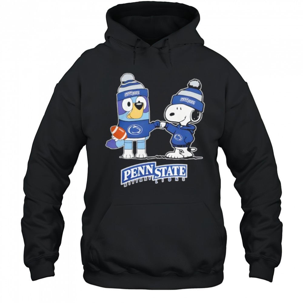 Snoopy x Bluey Penn State Nittany Football shirt
