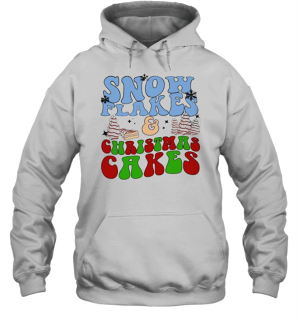 Snow Flakes And Christmas Cakes Classic T-Shirt