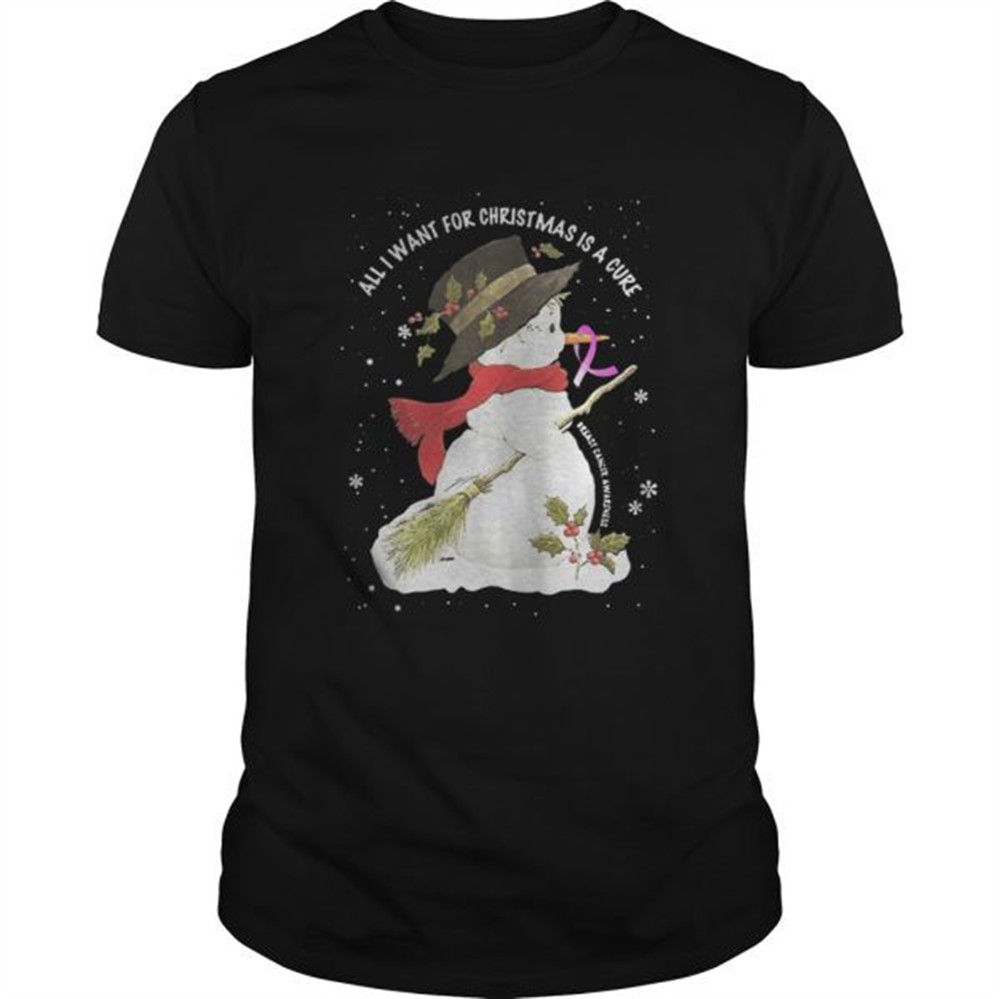 snowman-all-i-want-for-christmas-is-a-cure-shirt-c7fsiz5n Snowman All I want for Christmas is a cure shirt