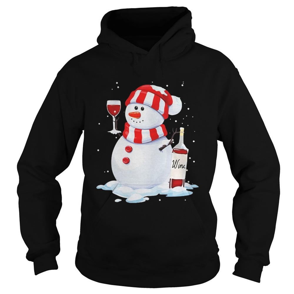 snowman-i-love-wine-shirt-hrn9411e Snowman I love wine shirt