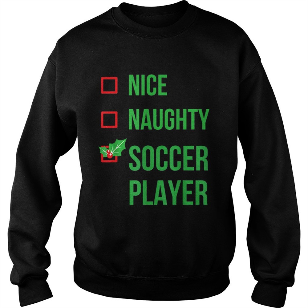 Soccer Player Funny Pajama Christmas Gift shirt