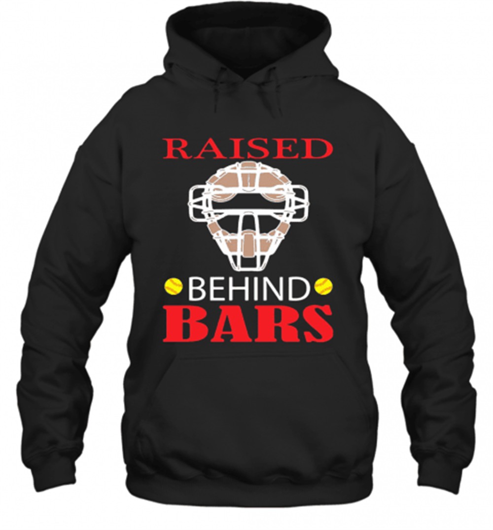 Softball Raised Behind Bars T-Shirt