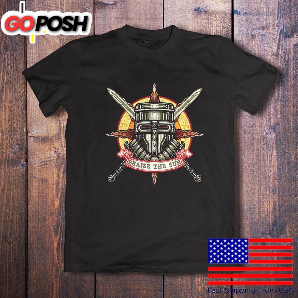 Solaire Dark Souls Praise The Sun Crest Of The Sun T-Shirt
