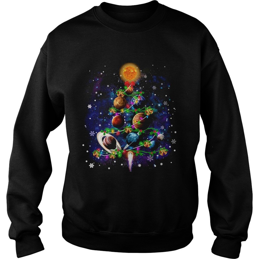 Solar System Christmas Tree TShirt
