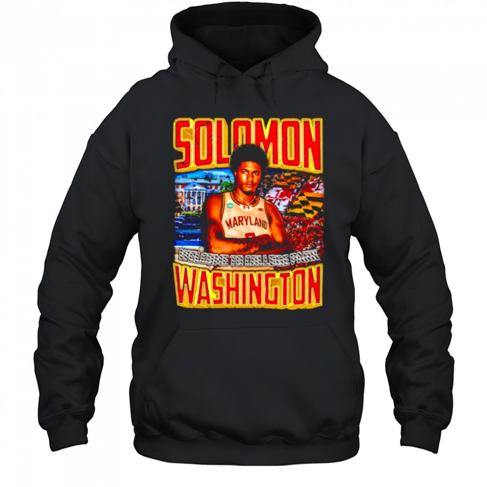 Solomon Washington Maryland welcome to college park shirt