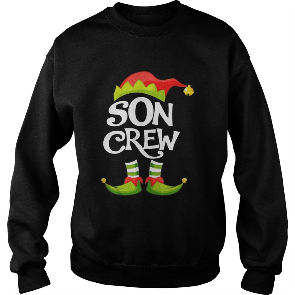 Son Crew Elf Christmas Holiday shirt