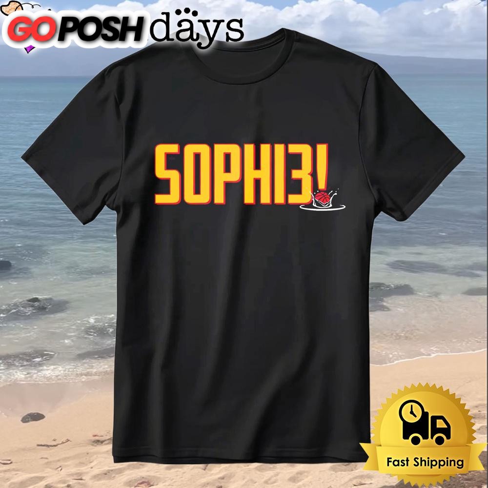 Sophie Cunningham Basketball Indiana Sophi3 Three Pointer Sports T-Shirt