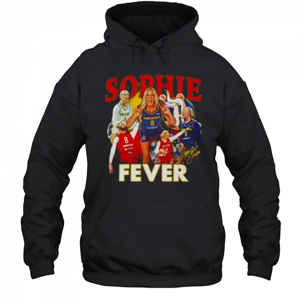 Sophie Cunningham Indiana Fever WNBA All Star collage signature shirt