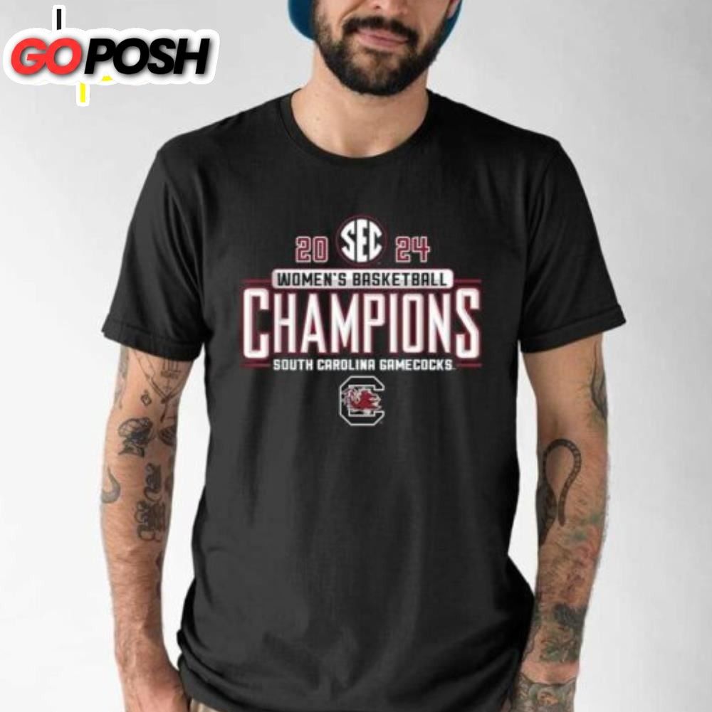 South Carolina Fighting Gamecocks Basketball SEC Champs 2025 Shirt