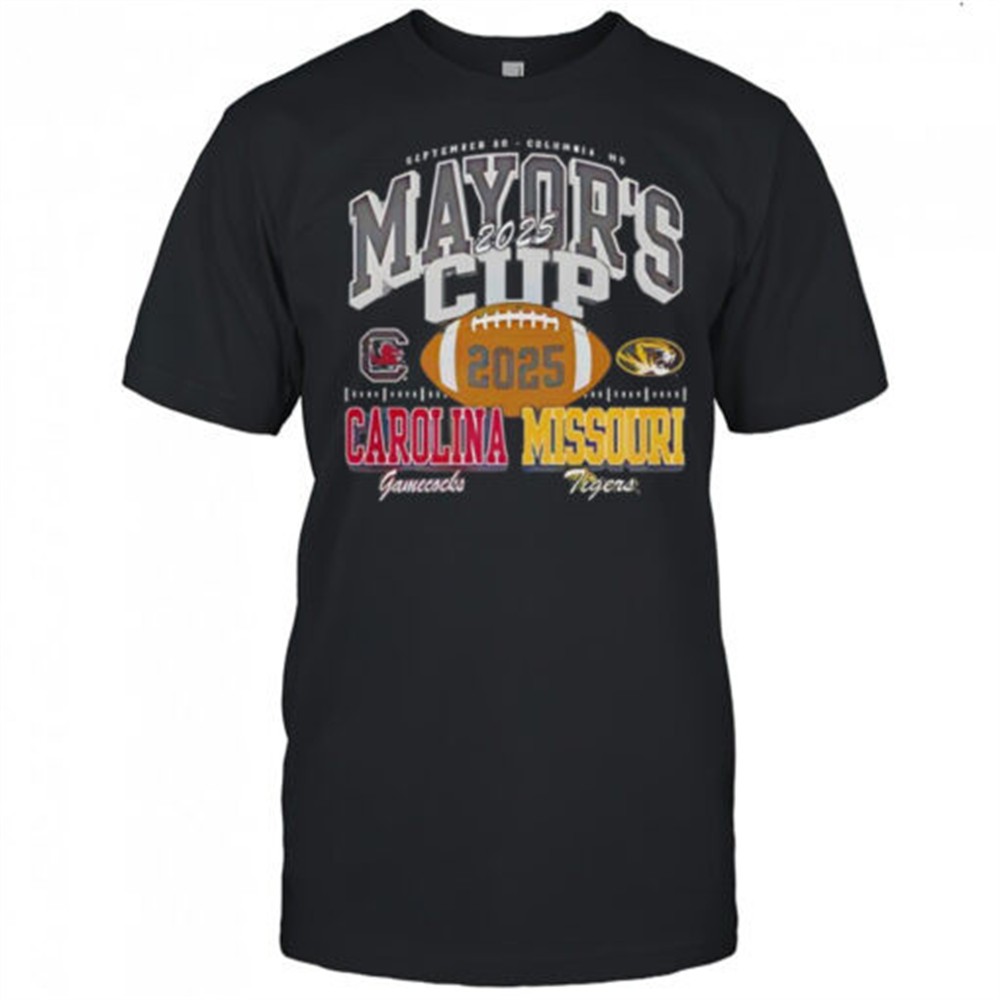 south-carolina-gamecocks-and-missouri-tigers-mayors-cup-columbia-mo-sept-20th-20-5rind93x South Carolina Gamecocks and Missouri Tigers Mayors Cup Columbia MO Sept 20th 2025 poster shirt