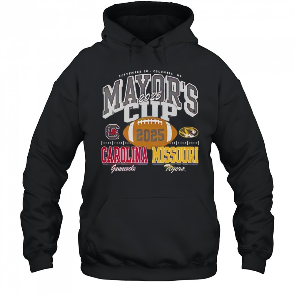 South Carolina Gamecocks and Missouri Tigers Mayors Cup Columbia MO Sept 20th 2025 poster shirt