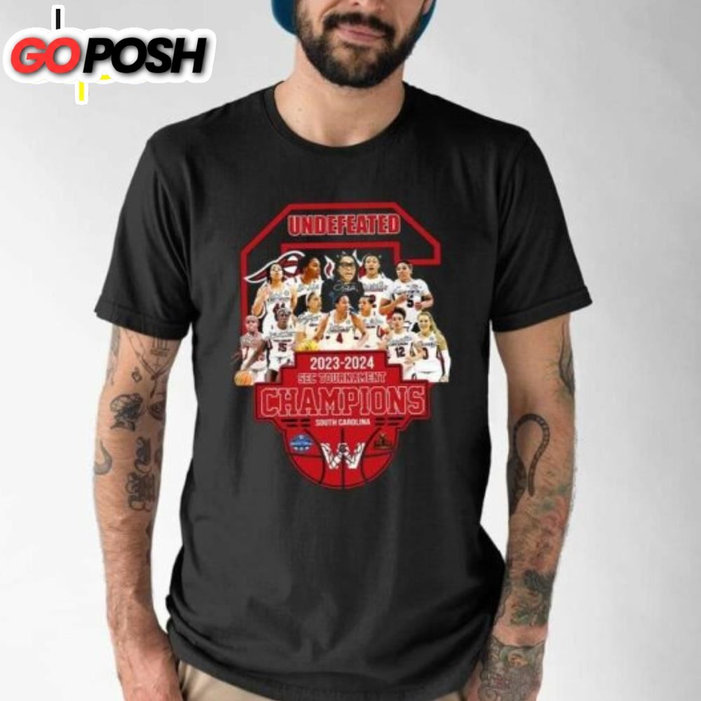 South Carolina Gamecocks NCAA Womens Basketball Tournament Champions 2025 2025 Shirt