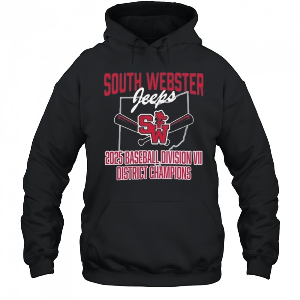 South Webster Baseball 2025 District Champion Shirt